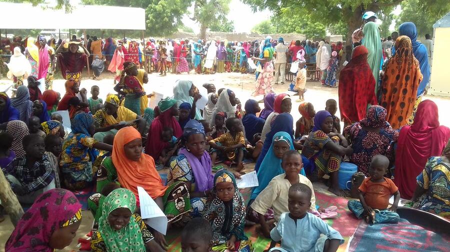 Niger. More than 40,000 people, mainly women and children, have crossed the border into Niger, fleeing  extreme violence in the Nigerian northern states