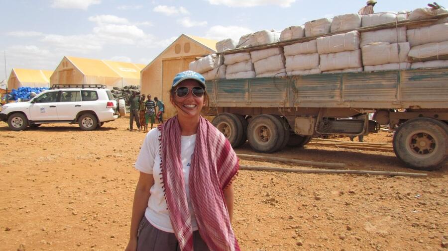 Andrea Ingham in Dollo Ado, Ethiopia. 