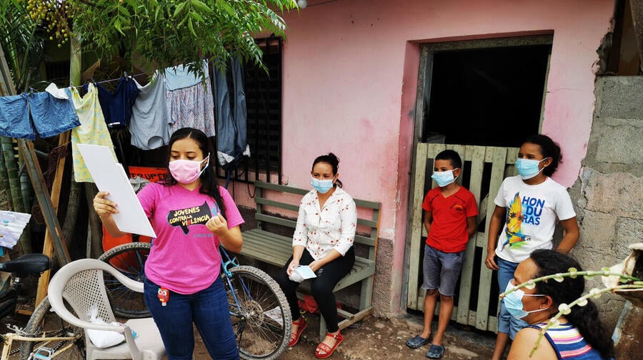 Honduras. Jovenes contra la Violencia supports communities to prevent and respond to forced displacement