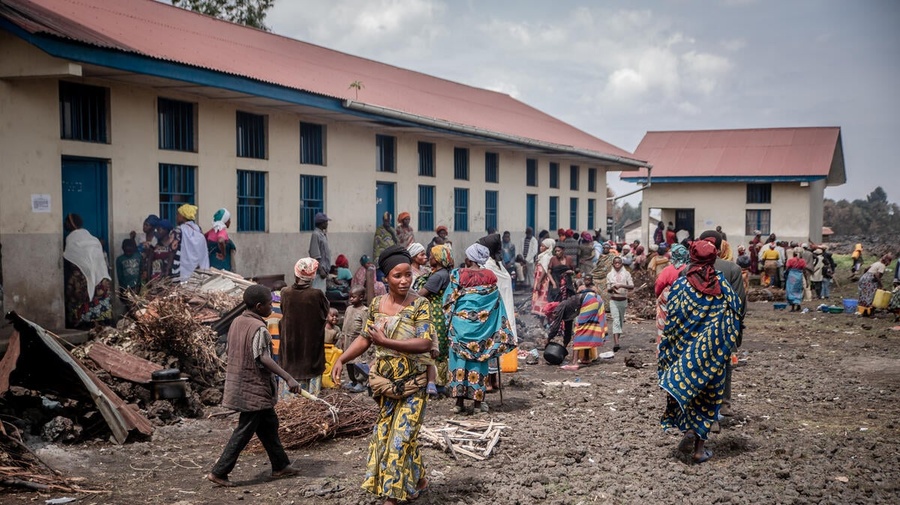 Democratic Republic of Congo. More than 350,000 people displaced by Goma volcano eruption in urgent need of humanitarian assistance