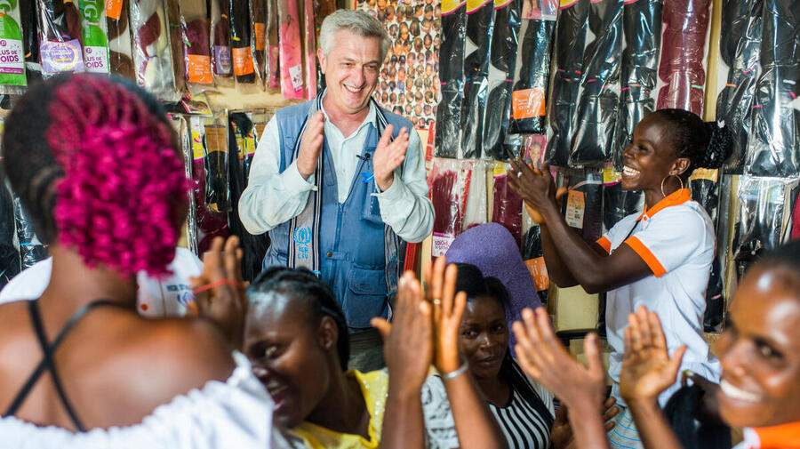 Cote D'Ivoire. Ivorian returnee starting a business in her hometown