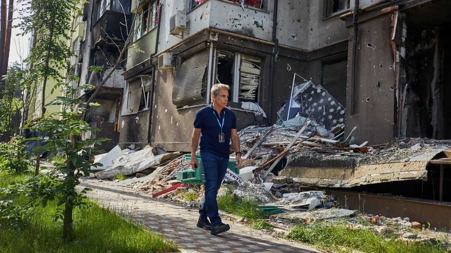 Ukraine. Visit by Goodwill Ambassador Ben Stiller