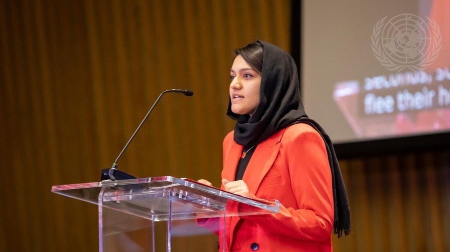 United States. UNHCR refugee delegation participates in the Transforming Education Summit in New York during UNGA