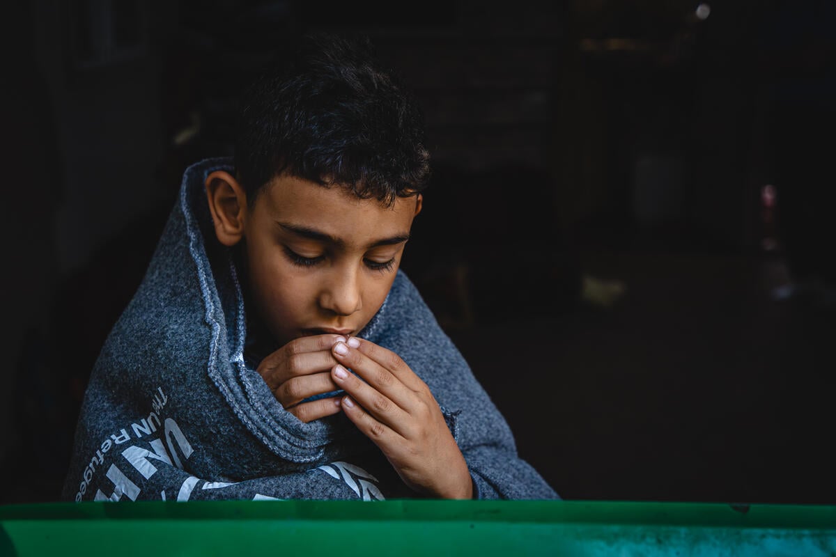 Refugees in Zaatari camp in Jordan are preparing for winter fastly approaching. 