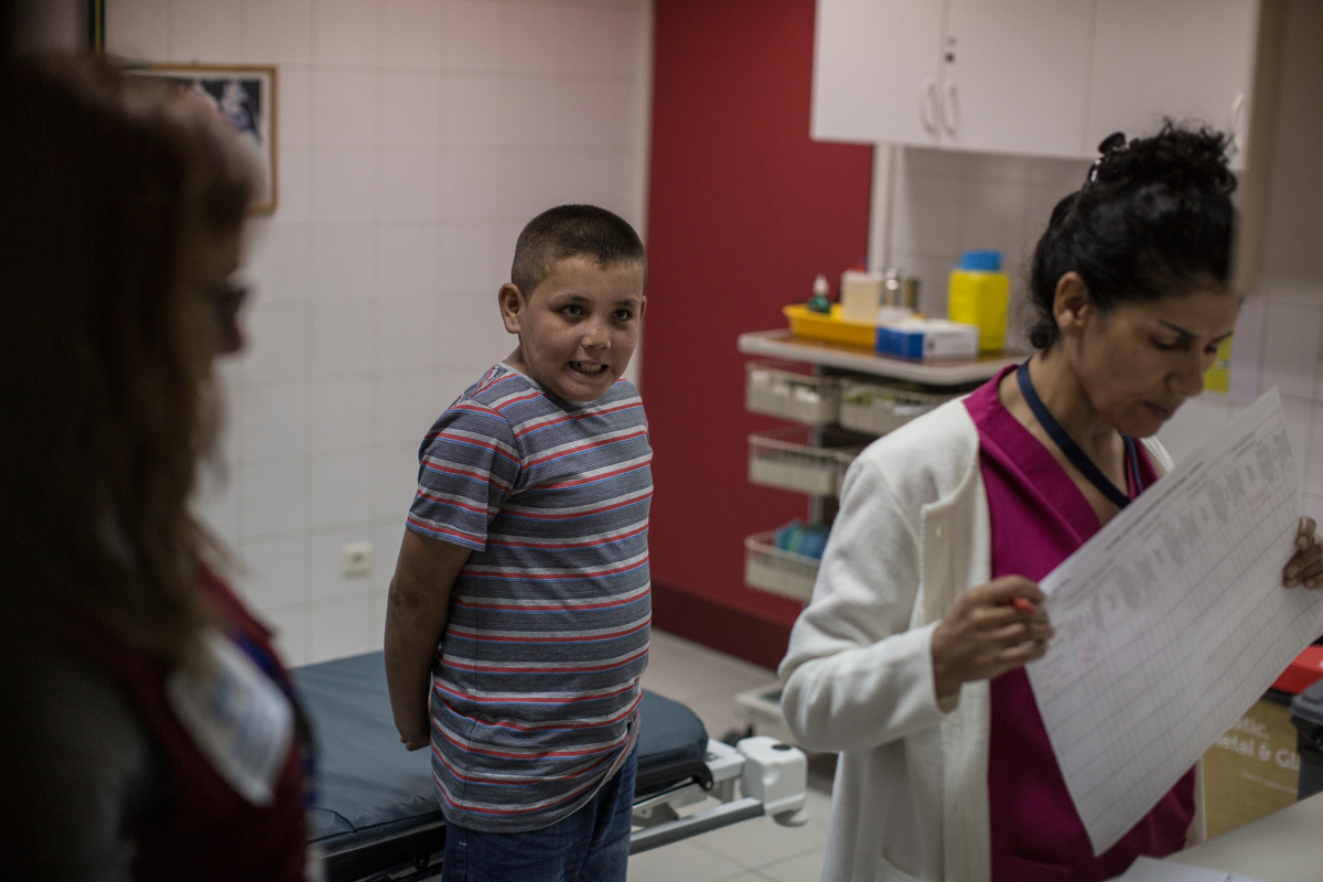Lebanon. Operation to give hearing to deaf Syrian refugee children and provide hearing aid