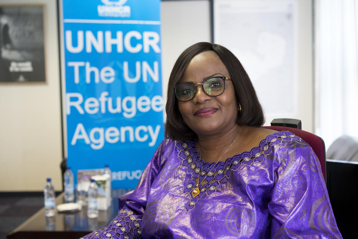 Zambia. Pierrine Aylara, UNHCR representative to Zambia