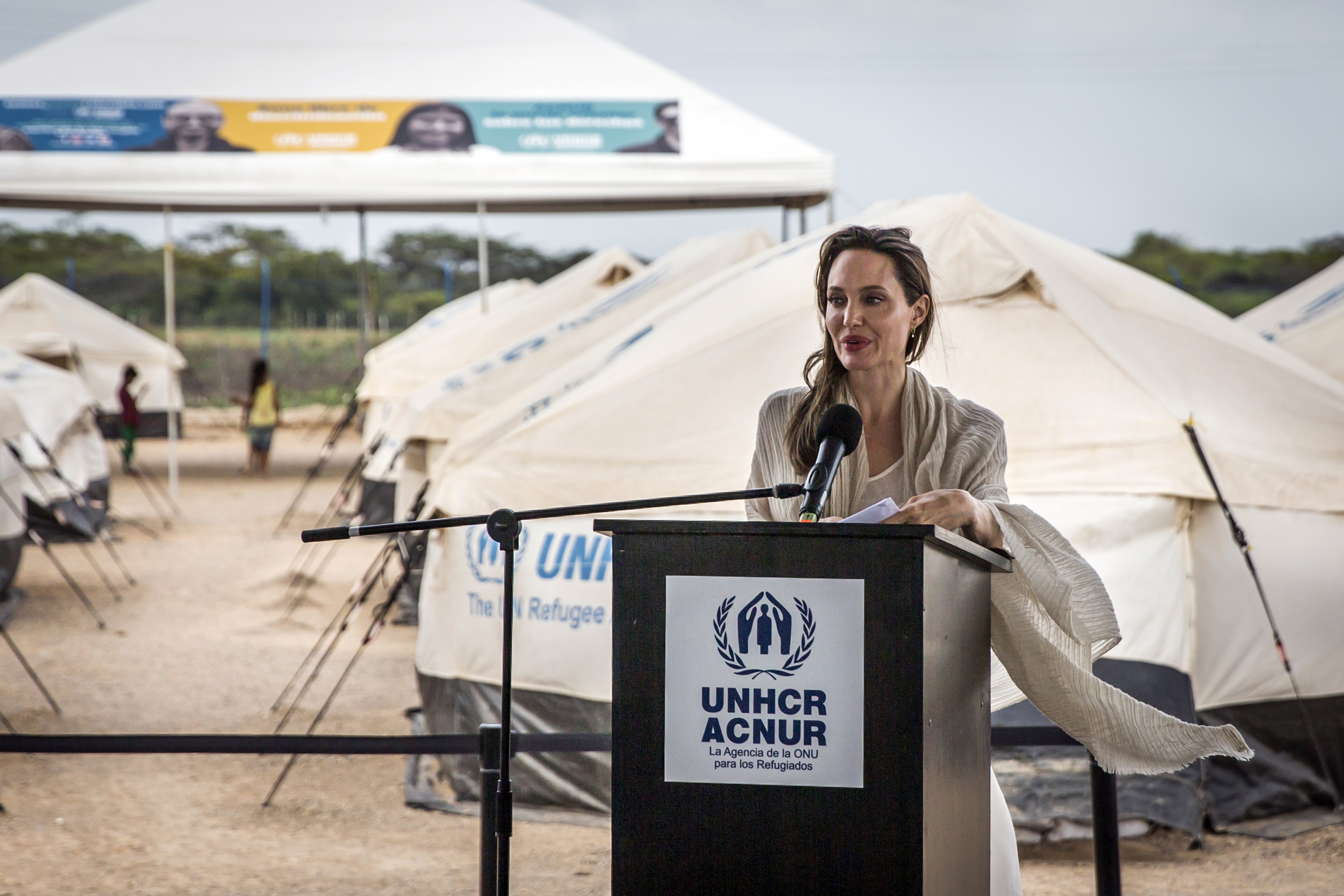 Angelina Jolie In Baghdad UNHCR US