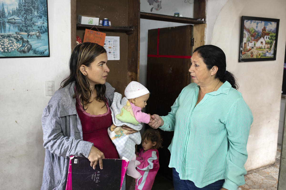 Colombia. Good Samaritan opens her home to Venezuelans in need
