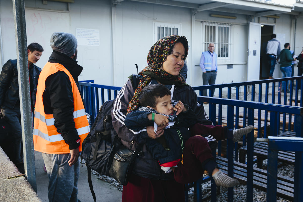 Greek. UNHCR chief urges action over conditions for asylum-seekers on Lesvos