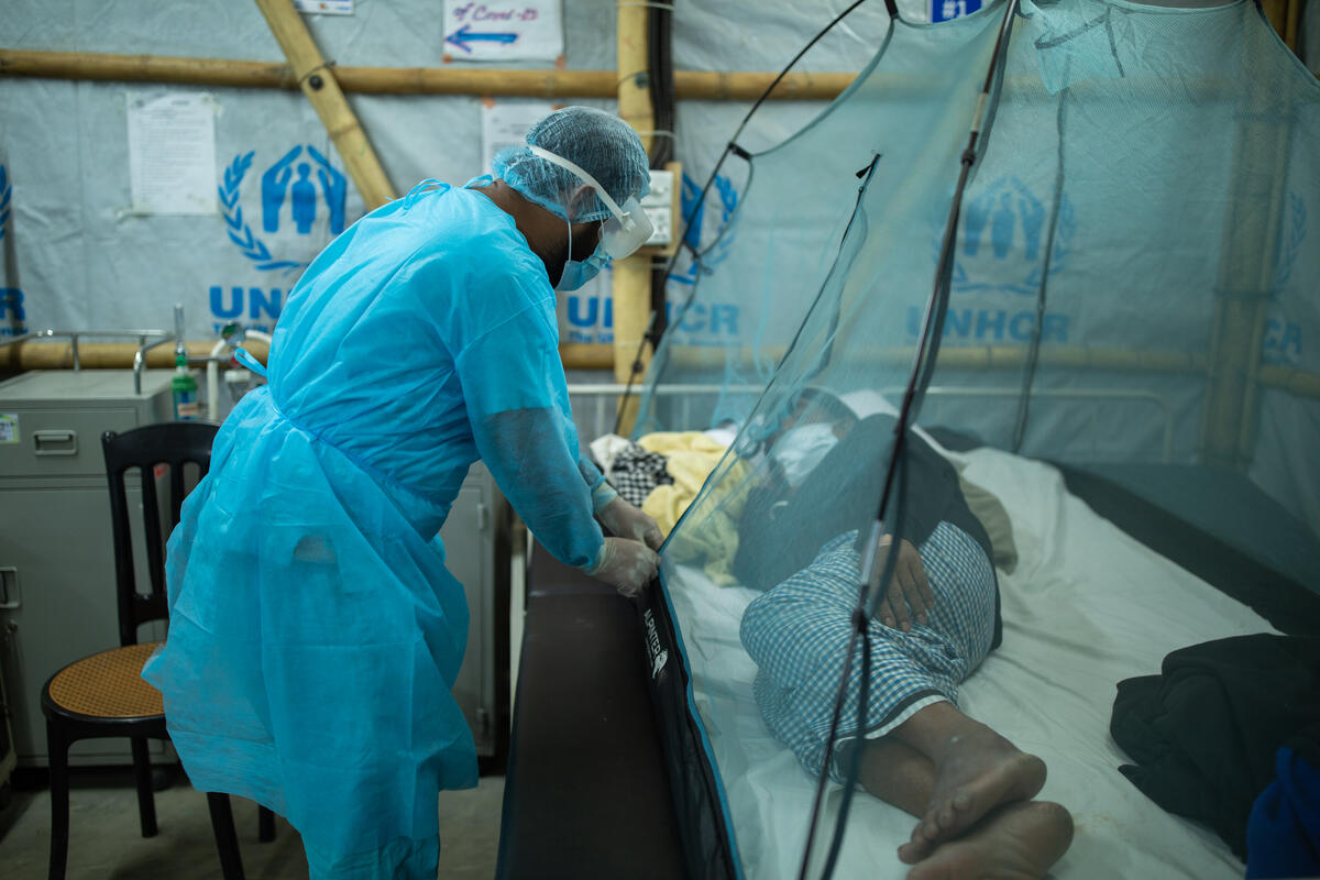 Bangladesh. UNHCR supports COVID-19 health facilities for host community and Rohingya refugees