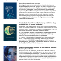 2025 WRD Books with Refugee Authors or Themes