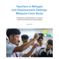 Teachers in refugee and displacement settings: Malaysia case study