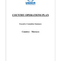 UNHCR Country Operations Plan 2007 - Morocco