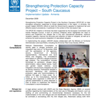 SPCP South Caucasus: Implementation Update - Armenia, December 2009