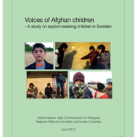 Voices of Afghan children: A study on asylum-seeking children in Sweden