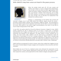 Colombia Situation, Regional UNHCR Newsletter