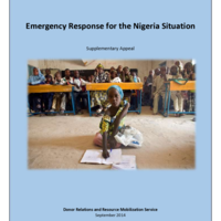UNHCR Supplementary Appeal - Emergency Response for the Nigeria Situation (September 2014) 