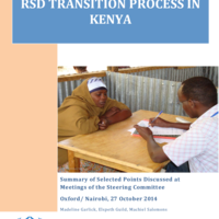 Formative Evaluation of the Refugee Status Determination (RSD). Transition Process in Kenya.