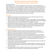 Tanzania HC Structured Dialogue mission report