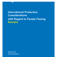 International Protection Considerations with Regard to People Fleeing Somalia