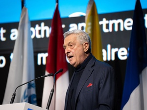 The UN High Commissioner for Refugees, Filippo Grandi, officially opens the Global Refugee Forum Progress Review, 2025, calling for renewed international solidarity and strengthened support for refugees in a rapidly changing world.
