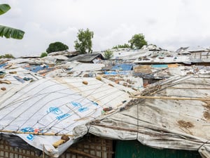 Bangladesh. Shelters in Cox's Bazar
