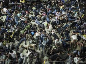 Asylum-seekers and economic migrants take to the seas, waiting out the dangerous journey in the boat's cramped cargo space.