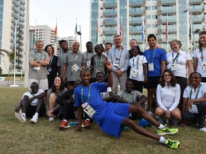 Brazil. Filippo Grandi visits the Olympic Village