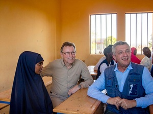Ethiopia. UN Refugees Chief official visit to Somali region, Ethiopia