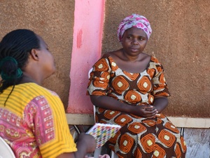 Refugee mothers in Kampala, Uganda, whose livelihoods have been impacted by the coronavirus lockdown.
