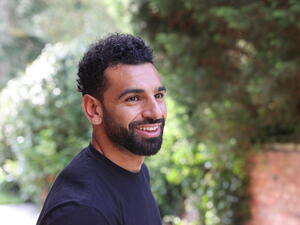 UK. World renowned footballer and UNHCR and Vodafone Foundation Ambassador for Instant Network Schools (INS), Mohamed Salah