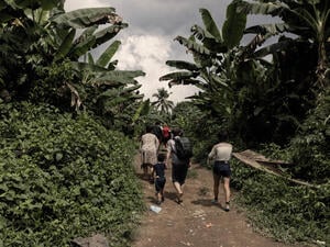 Panama. Refugees and migrants brave hazardous jungles of Darien Gap on their way north