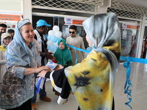 Afghanistan. The visit of Kelly T. Clements, the UNHCR Deputy High Commissioner to Herat Province, Afghanistan.