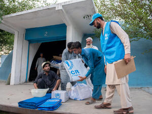 Pakistan. UNHCR provides emergency support in flood-stricken Khyber Pakhtunkhwa
