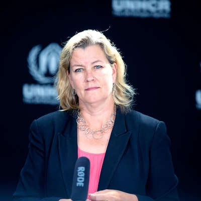 UNHCR Deputy High Commissioner for Refugees Kelly Clements. 