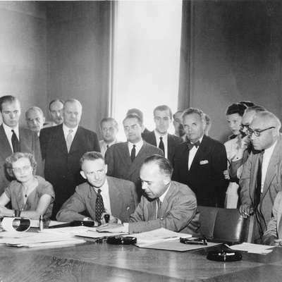 Signing of the 1951 Refugee Convention
