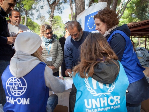 Greece. Distribution of winter items