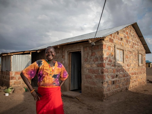 Kenya. Cash for Shelter project highlights shift from traditional camp planning