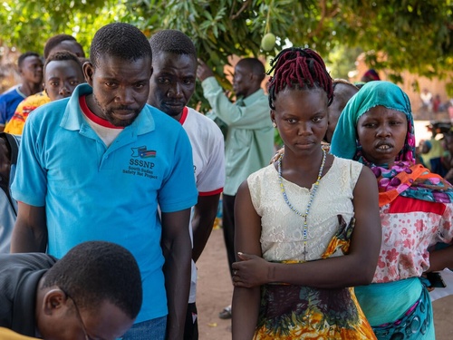 South Sudan. UNHCR helps refugee returnees access civil documents