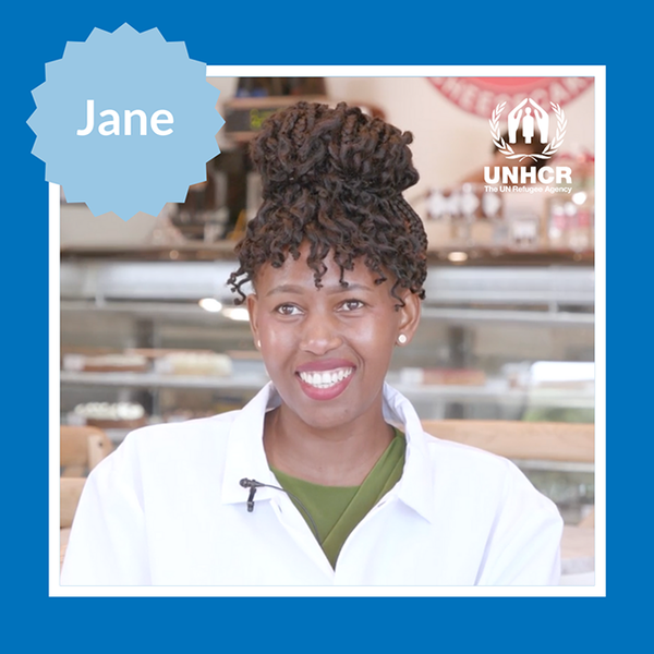 female african-american woman in white shirt