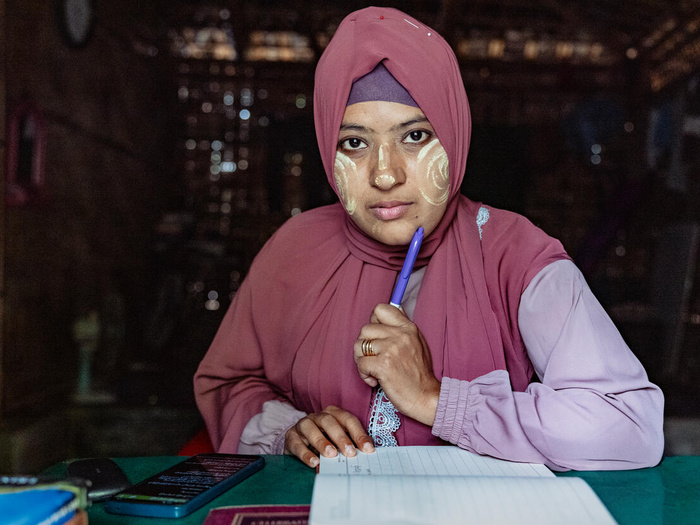 Bangladesh. UNHCR Nansen Refugee Award, 2023 Regional Winner for Asia and the Pacific, the Rohingya Storytellers, shine a light on their community
