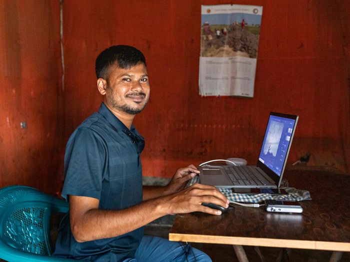 Bangladesh. UNHCR Nansen Refugee Award, 2023 Regional Winner for Asia and the Pacific, the Rohingya Storytellers, shine a light on their community