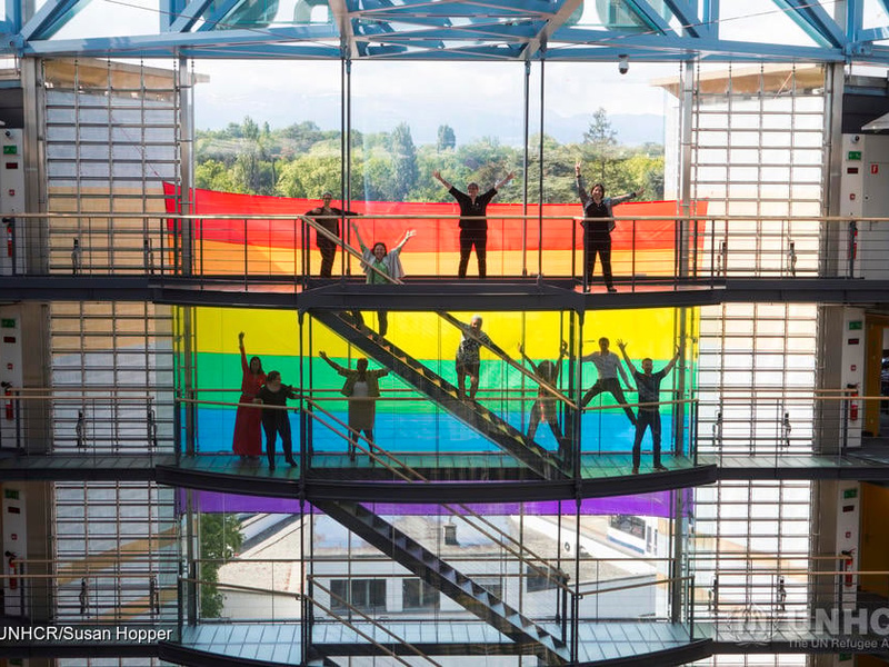 UN Refugee Agency UNHCR LGBTI people working with lesbian gay bisexual transgender intersex refugees