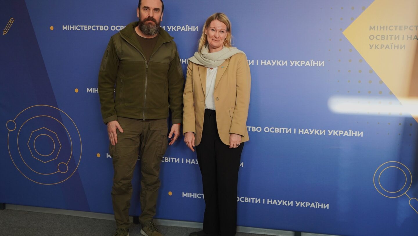 UNHCR and Ukraine’s Ministry of Education and Science increase cooperation to enable forcibly displaced persons to access dignified accommodation and education amid the ongoing war