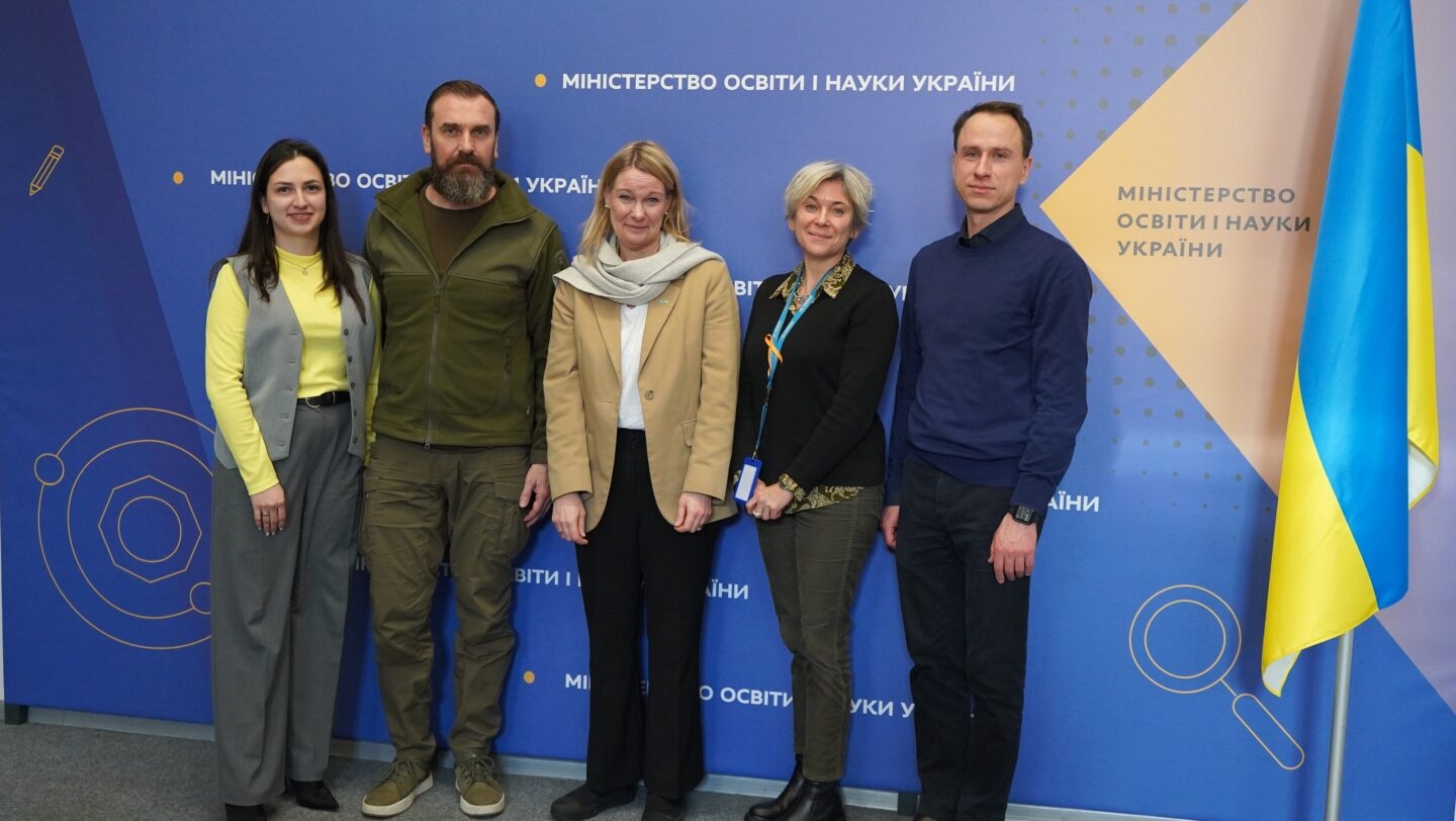 UNHCR and Ukraine’s Ministry of Education and Science increase cooperation to enable forcibly displaced persons to access dignified accommodation and education amid the ongoing war
