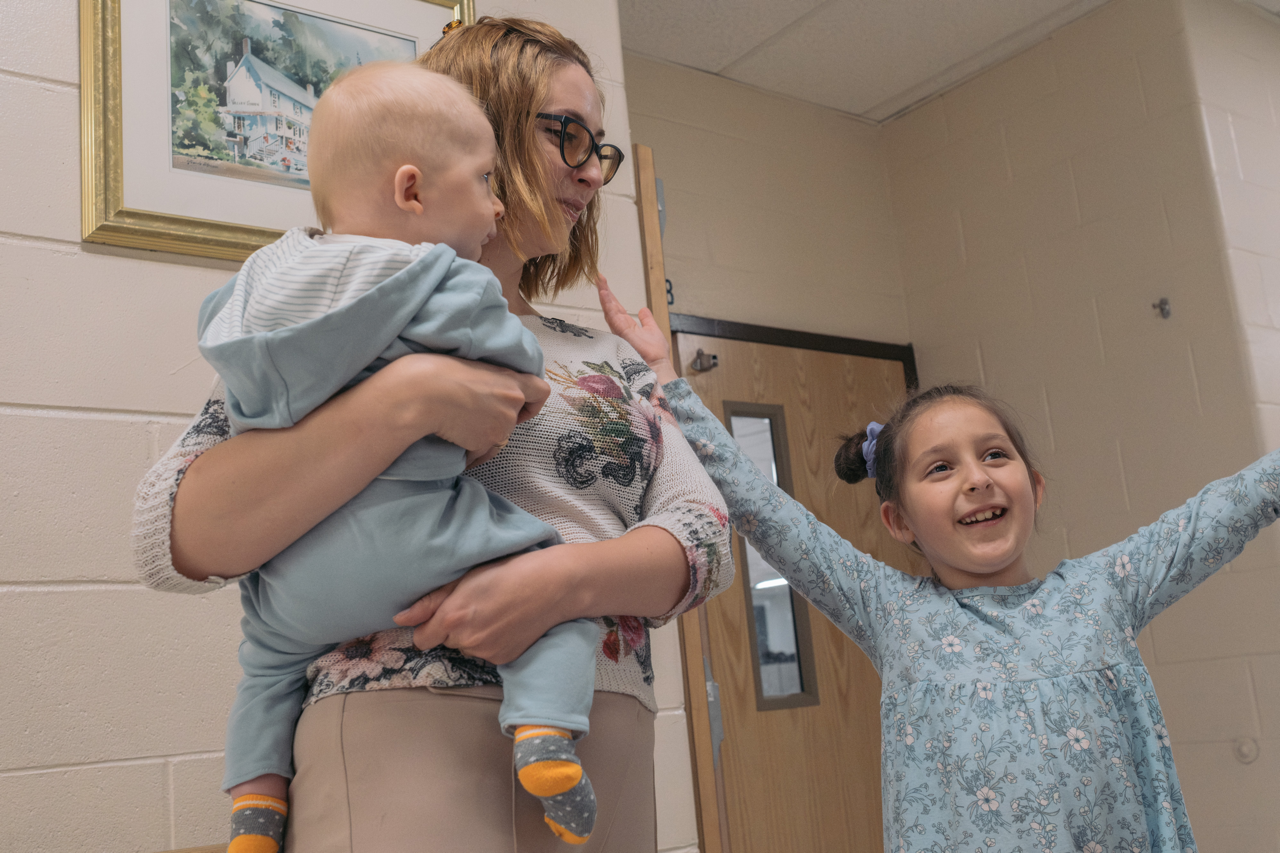 Mariya fled Ukraine while 7 months pregnant. She relocated to Philadelphia and found hope and community through the support of KleinLife. 