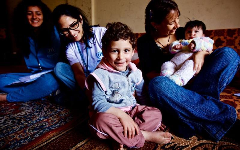 Farah Awatef and Roberta - World Humanitarian Day Lebanon