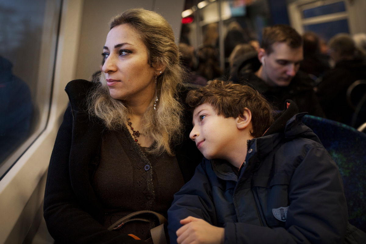 Denmark. Syrian mother reunited with children she feared had drowned