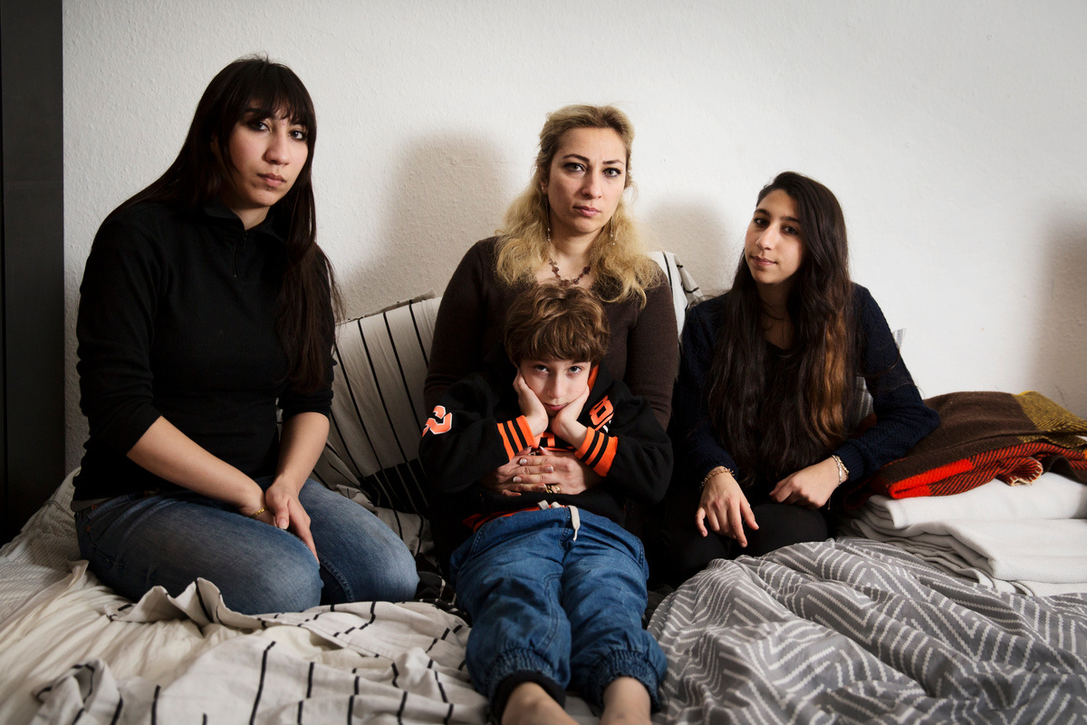 Denmark. Syrian mother reunited with children she feared had drowned