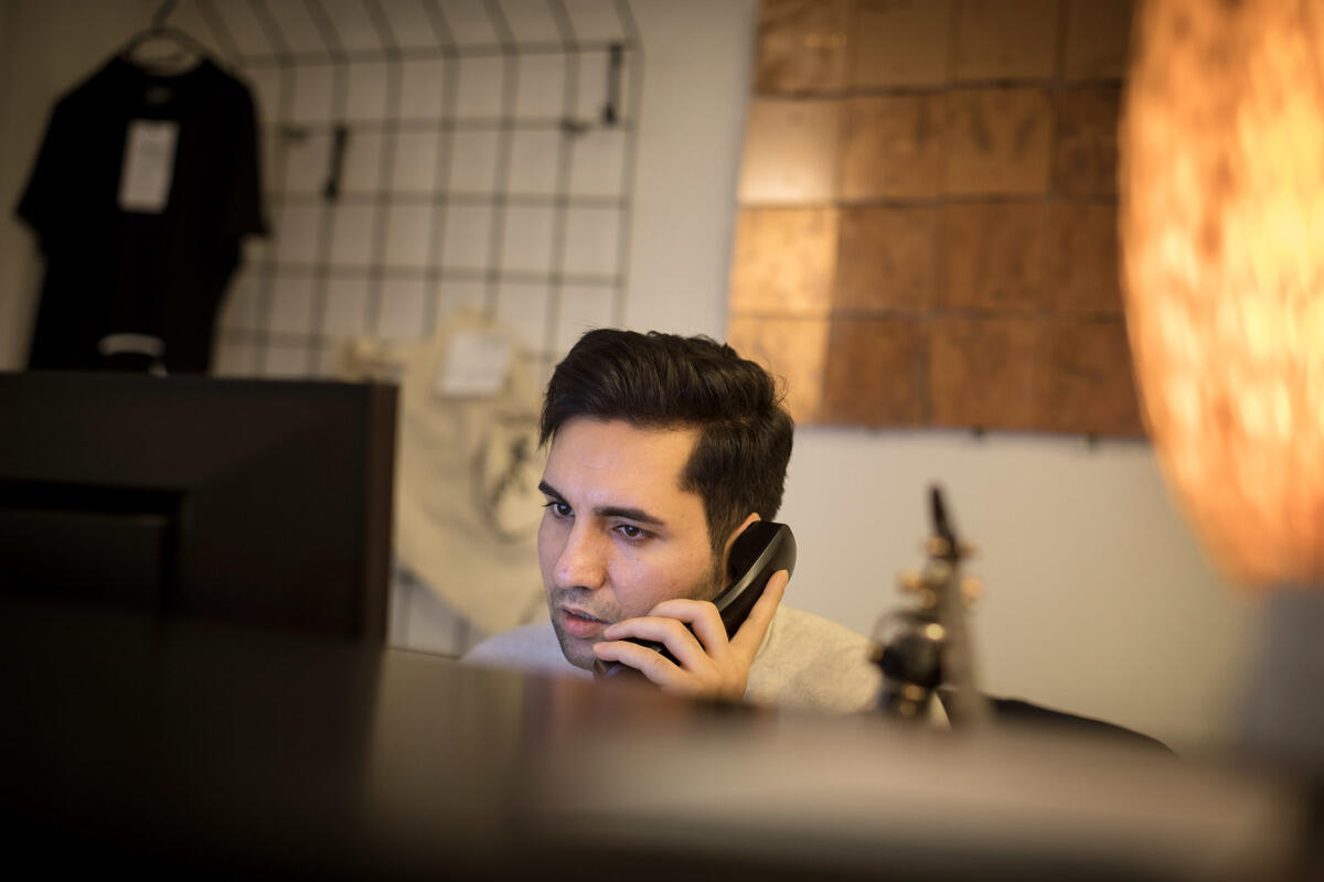 Austria. Refugees welcome globetrotters to Vienna's open-minded hotel